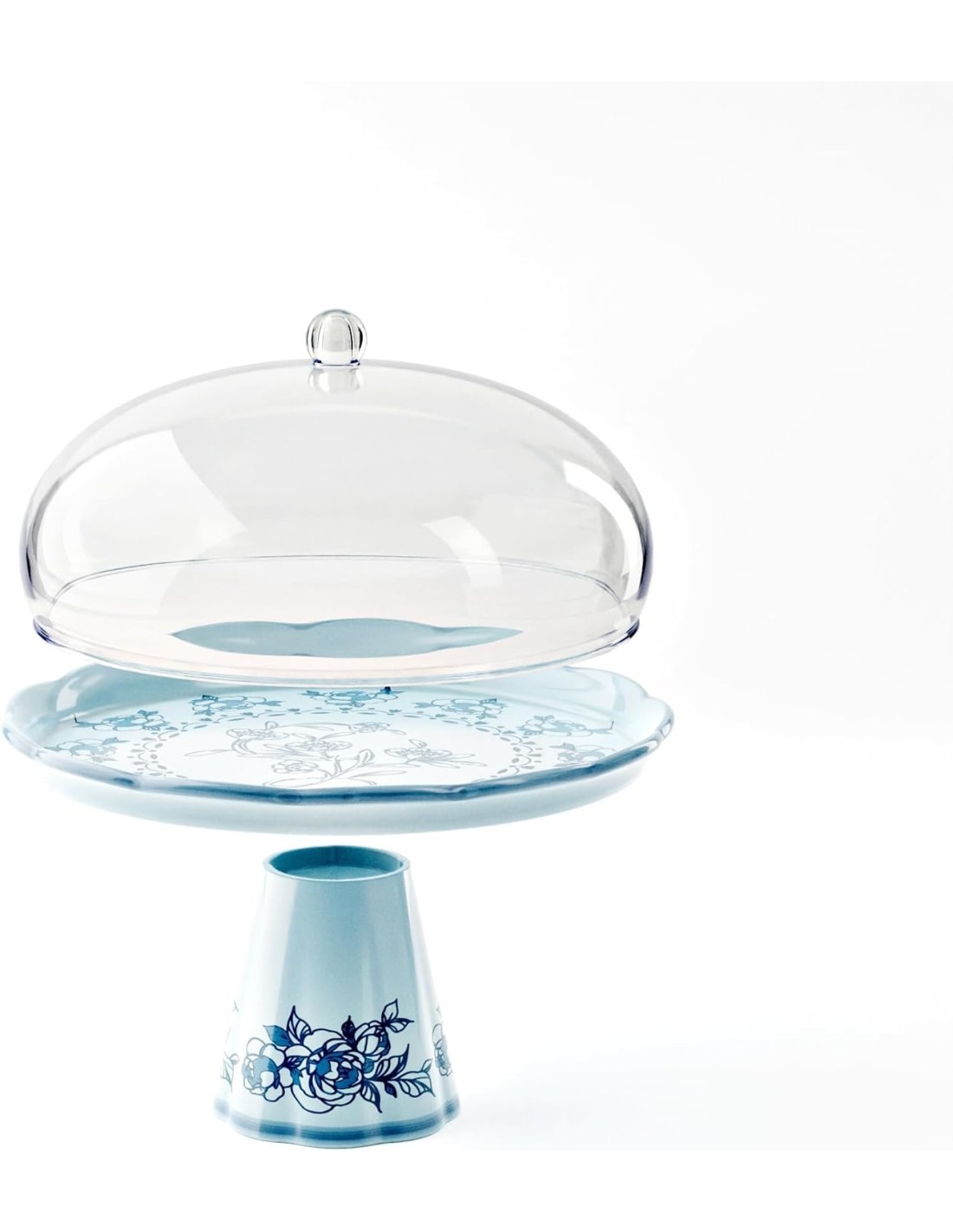 TAVOLA E CUCINA: vendita online Guzzini, alzata con campana in melamina Josephine, table decor, 30,4x30,4x27,7 cm in offerta