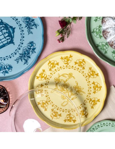TAVOLA E CUCINA: vendita online Guzzini, set tortiera in melamina Josephine, table decor, con campana trasparente copripolver...