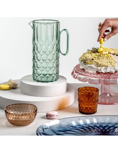 TAVOLA E CUCINA: vendita online Guzzini, vanity alzata con campana aria rosa flamingo, bio-based san e smma, lavabile in lava...