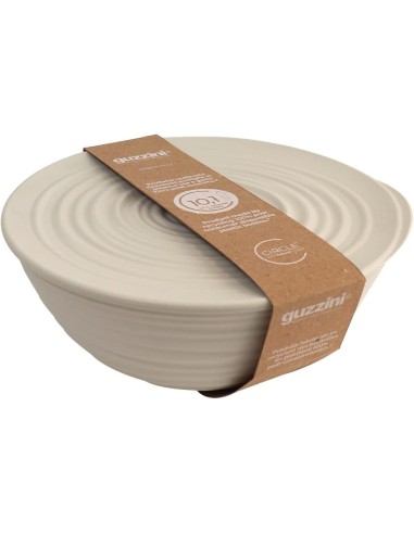 TAVOLA E CUCINA: vendita online Guzzini Tierra contenitore L con coperchio in plastica riciclata bianco latte Ø25 cm 3100 cc ...