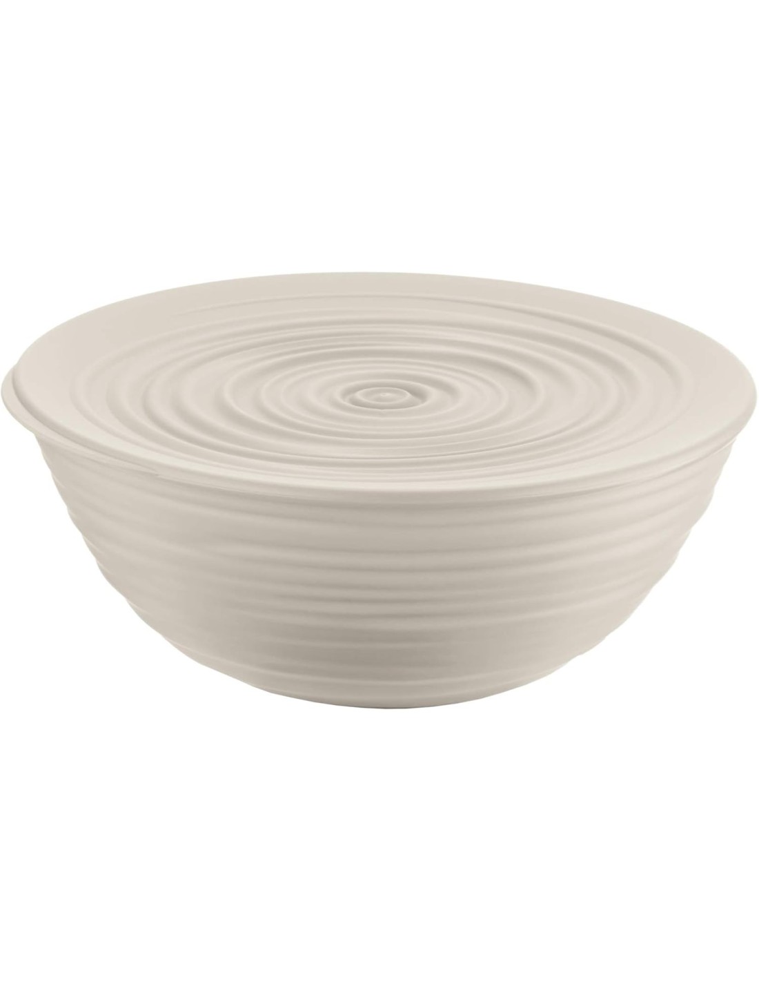 TAVOLA E CUCINA: vendita online Guzzini Tierra contenitore L con coperchio in plastica riciclata bianco latte Ø25 cm 3100 cc ...