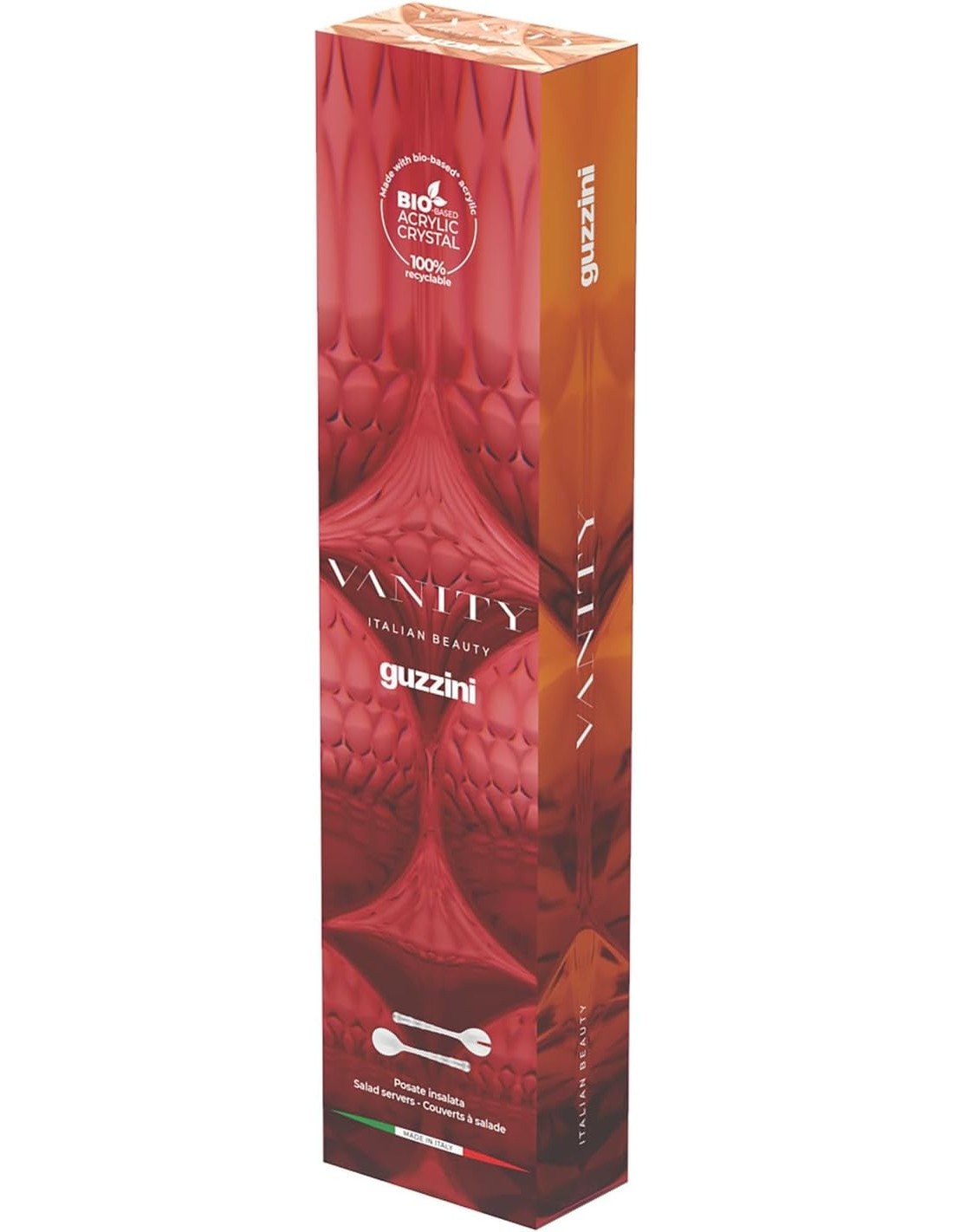TAVOLA E CUCINA: vendita online Guzzini, Vanity, Posate Insalata, Malva, Bio-Based SAN, Bio-Based SMMA, 28 cm in offerta
