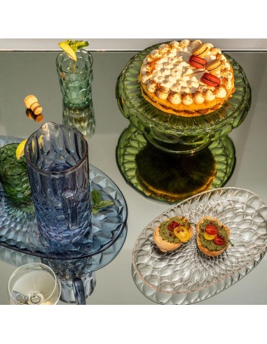 TAVOLA E CUCINA: vendita online Guzzini, Vanity, Vassoio Tondo Piccolo, Verde Ninfea, Bio-Based SAN, Bio-Based SMMA, Acqua, G...