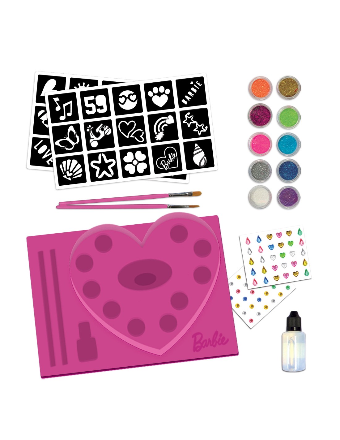 Barbie My Glitter Tattoo kit creativo | shopincasa.it