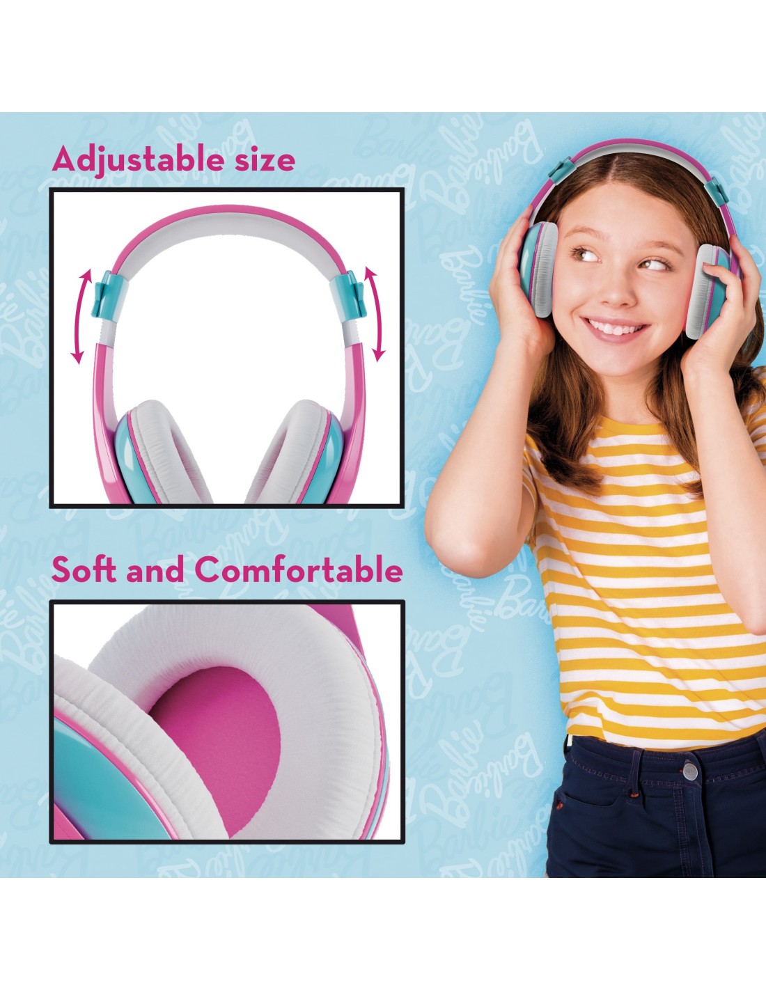 BARBIE 104451 CUFFIE BLUETOOTH su Shop in Casa