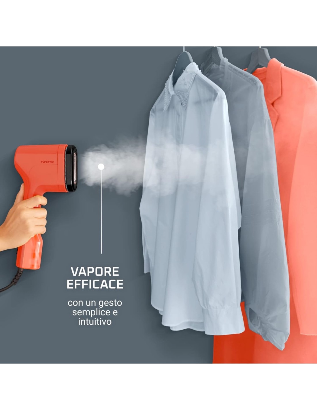 Rowenta Pure Pop DR2022 Ferro da Stiro Verticale Portatile 1300 W - ShopInCasa.it