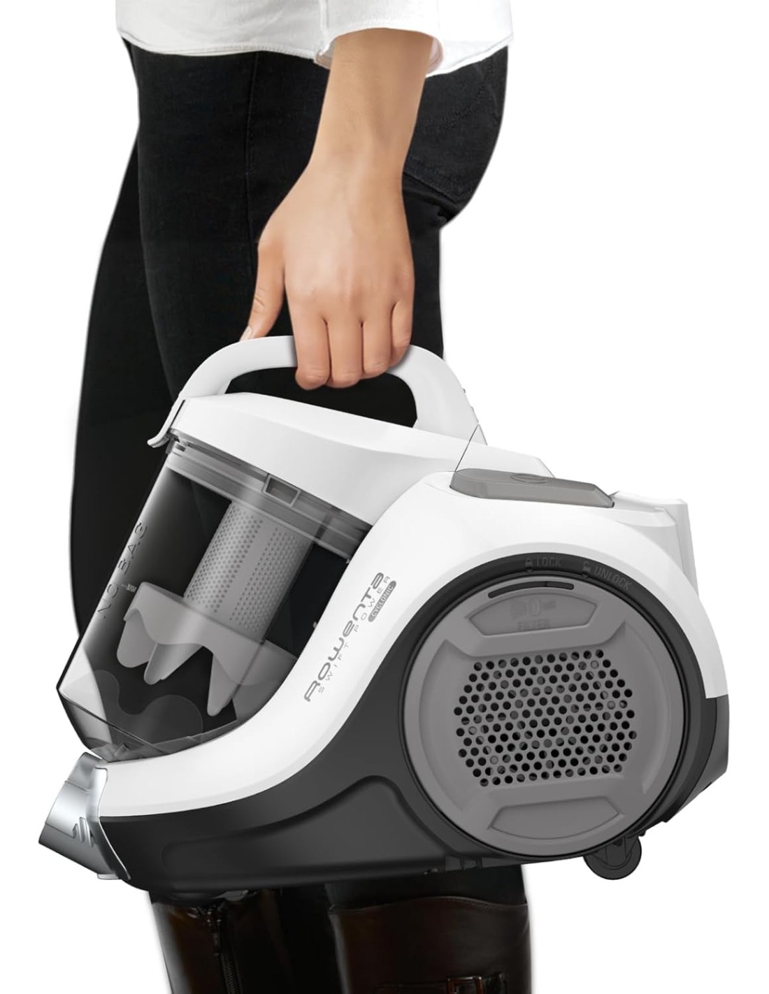 Rowenta Swift Power Cyclonic RO2957 Aspirapolvere Senza Sacco Animal Kit - ShopInCasa.it