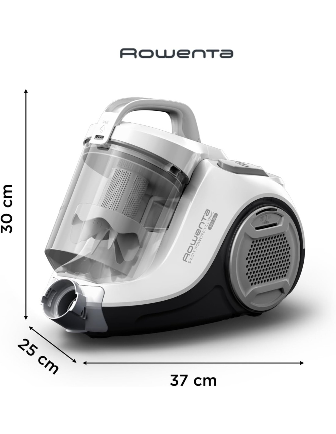 Rowenta Swift Power Cyclonic RO2957 Aspirapolvere Senza Sacco Animal Kit - ShopInCasa.it