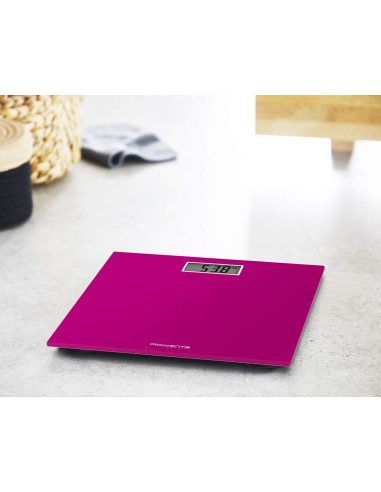Rowenta Premiss 2 Bilancia Pesapersone Digitale Vetro Temperato Fucsia - ShopInCasa.it