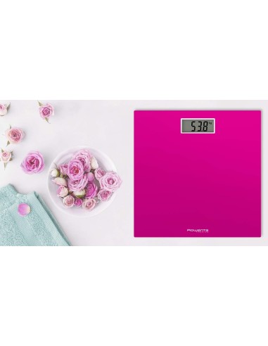 Rowenta Premiss 2 Bilancia Pesapersone Digitale Vetro Temperato Fucsia - ShopInCasa.it