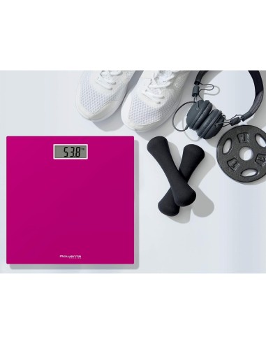 Rowenta Premiss 2 Bilancia Pesapersone Digitale Vetro Temperato Fucsia - ShopInCasa.it