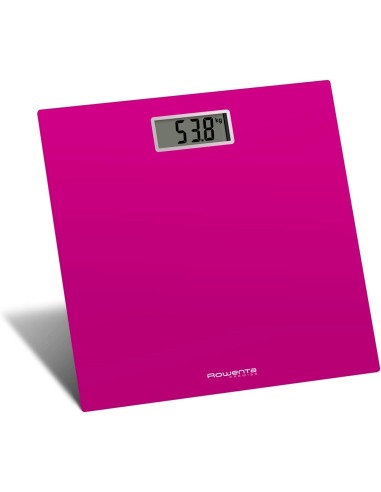 Rowenta Premiss 2 Bilancia Pesapersone Digitale Vetro Temperato Fucsia - ShopInCasa.it