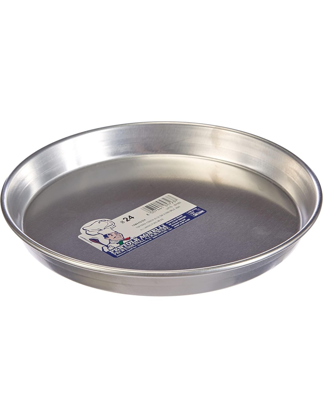 Pentole Agnelli Tortiera Conica Pasticceria e Pizza 24 cm - ShopInCasa.it