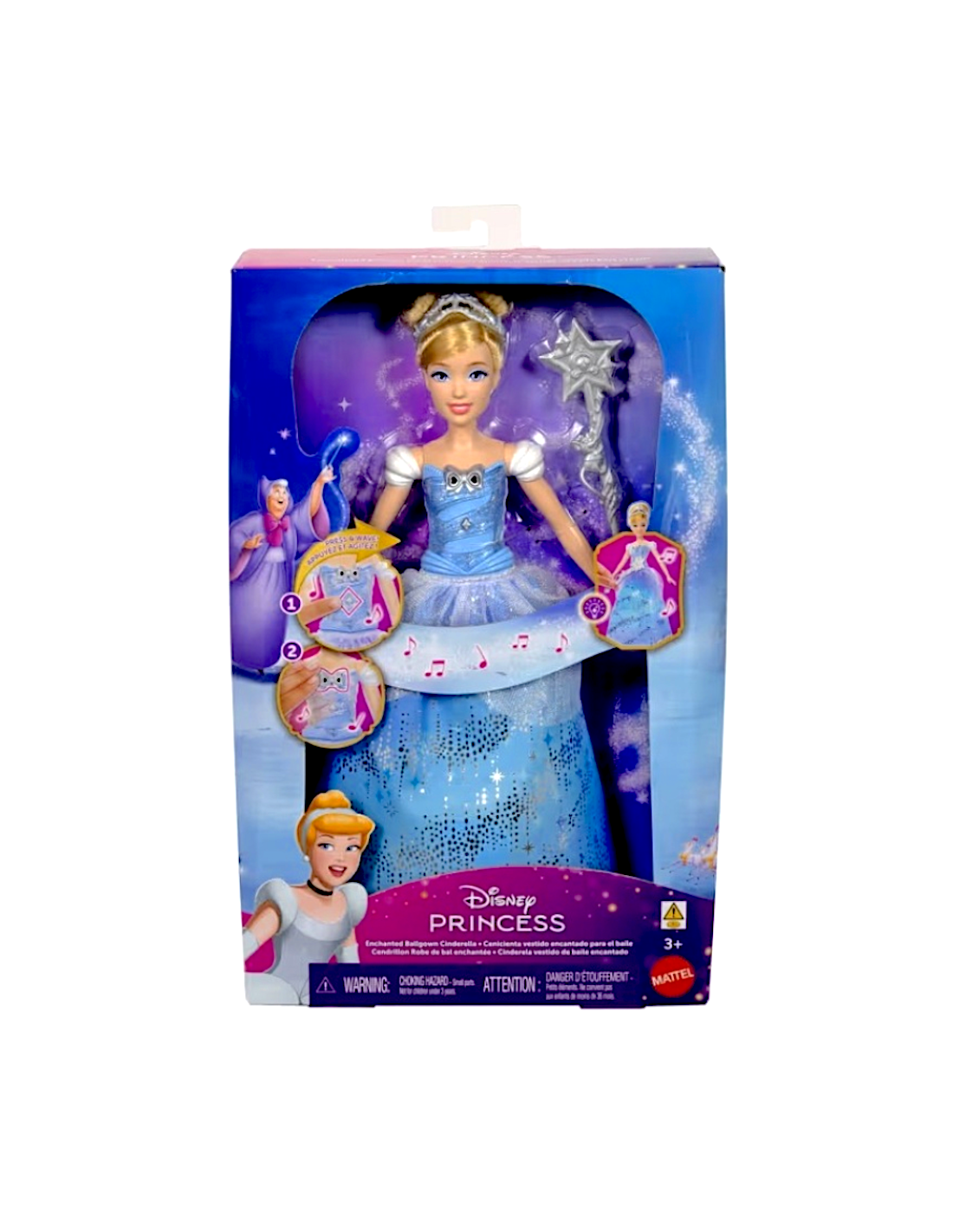Mattel Disney Princess Cenerentola Ballo Incantato bambola | shopincasa.it
