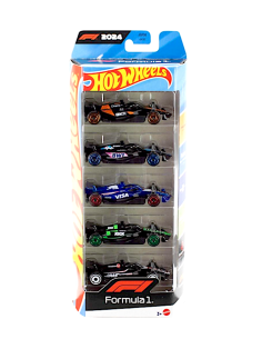 HOTWHEELS JGF58 CONF 5 VEICOLI F1
