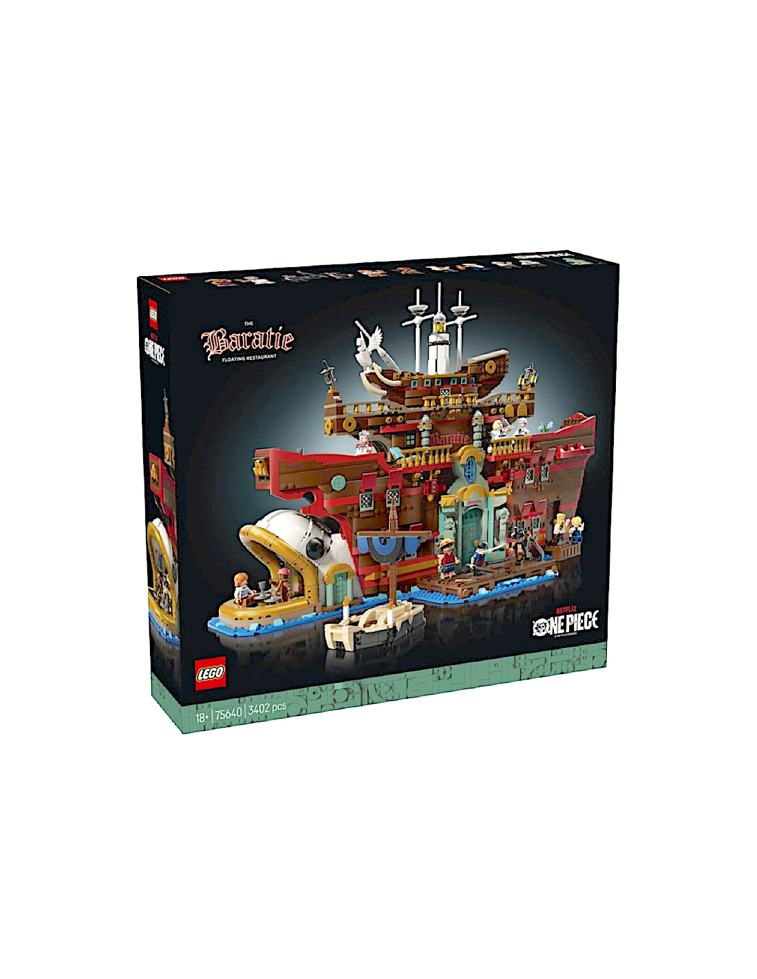 GIOCATTOLO PUBBLICIZZATO: vendita online LEGO ONE PIECE BARATIE IL RISTORANTE GALLEGGIANTE in offerta