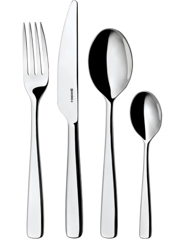 SERVIZI DI POSATE: vendita online Guzzini, Grace, Set 24 Posate, Acciaio Inossidabile, Grigio in offerta