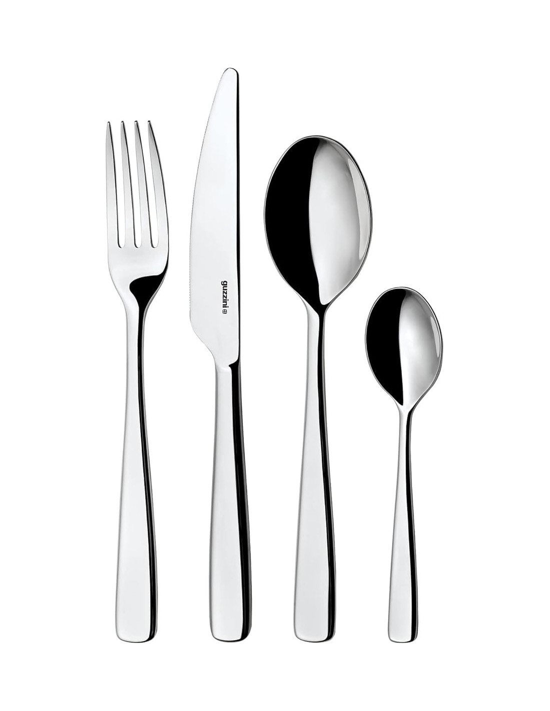 SERVIZI DI POSATE: vendita online Guzzini, Grace, Set 24 Posate, Acciaio Inossidabile, Grigio in offerta