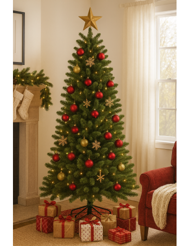 ALBERI E BASI DI NATALE: vendita online Albero di Natale "Montecarlo" da 240 cm e diametro 119 cm in offerta