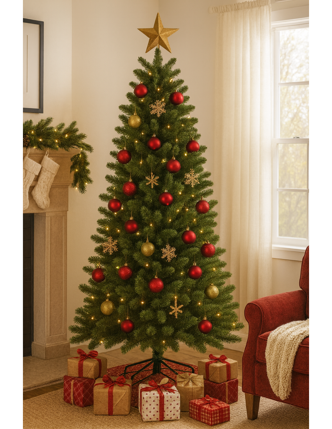 ALBERI E BASI DI NATALE: vendita online Albero di Natale "Montecarlo" da 240 cm e diametro 119 cm in offerta