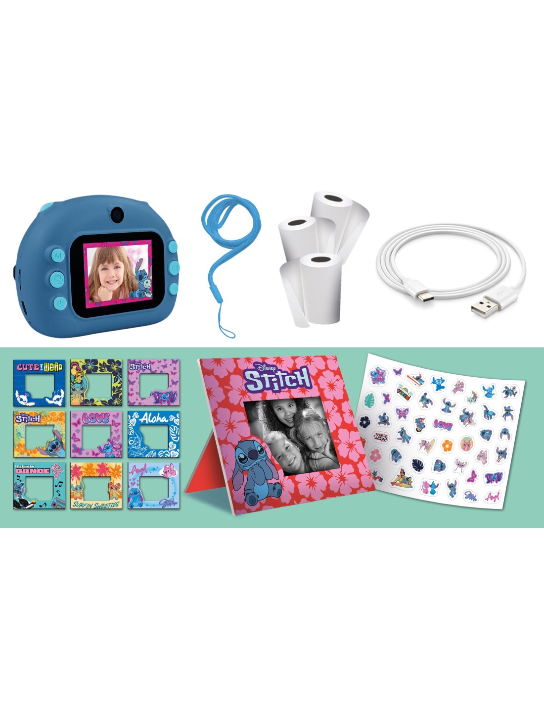 Fotocamera con 3 rotoli 180 foto, cornici e accessori | Shop in Casa