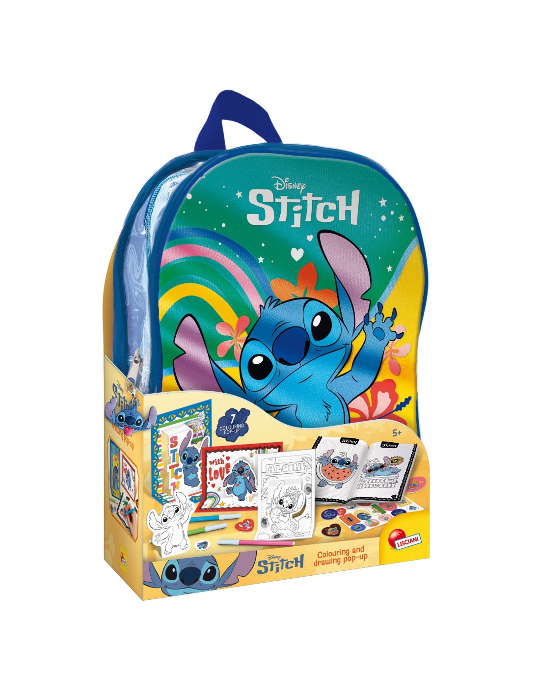 Zaino creativo Stitch per disegno e colori | shopincasa.it