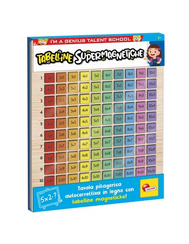 I’m A Genius Tabelline Supermagnetiche gioco educativo matematica | Shop in Casa