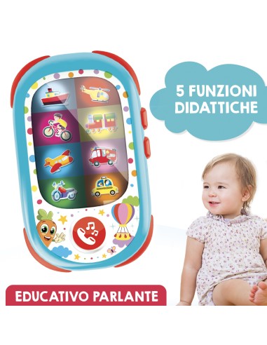 Carotina Baby Smartphone gioco educativo bambini | shopincasa.it
