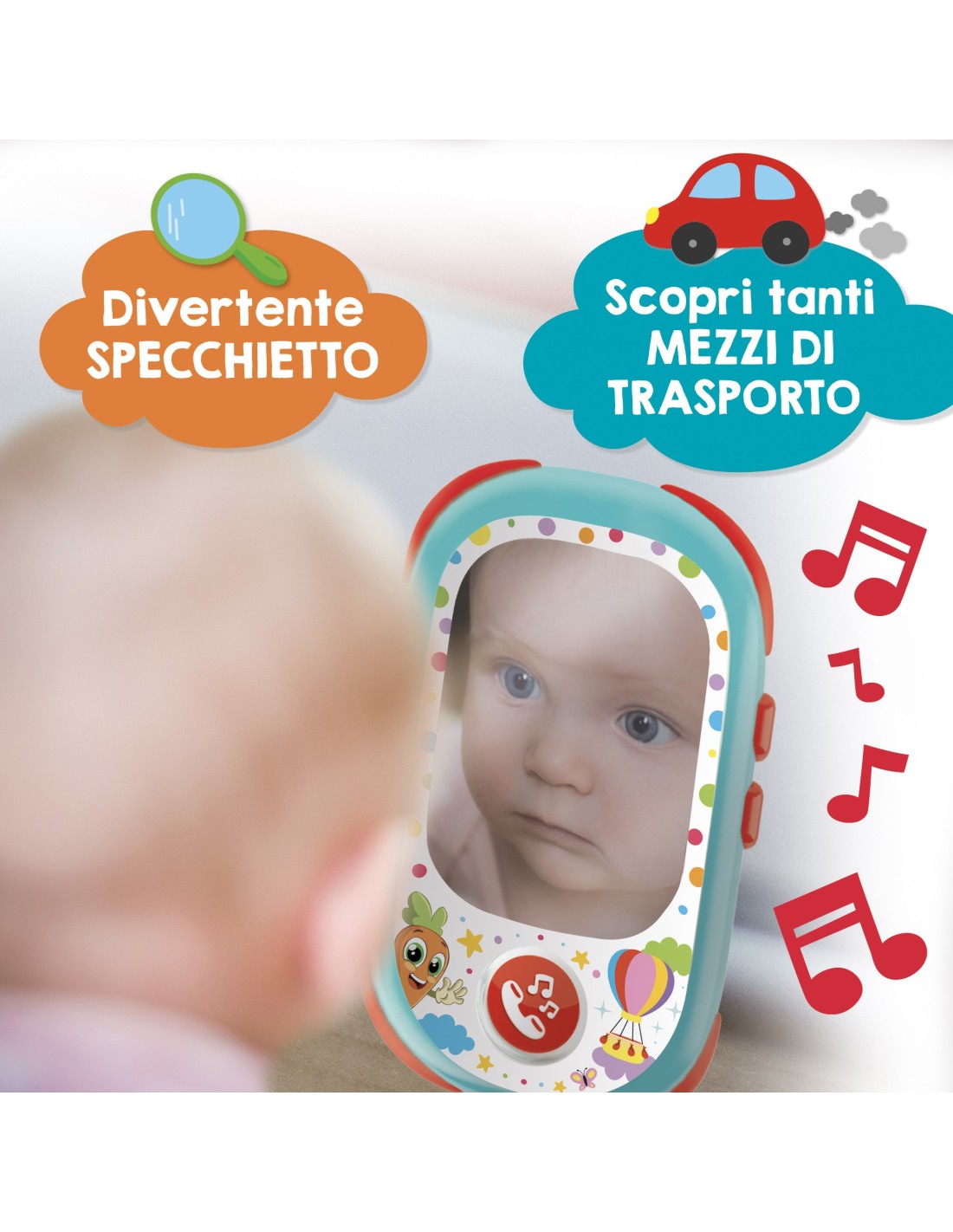 Carotina Baby Smartphone gioco educativo bambini | shopincasa.it
