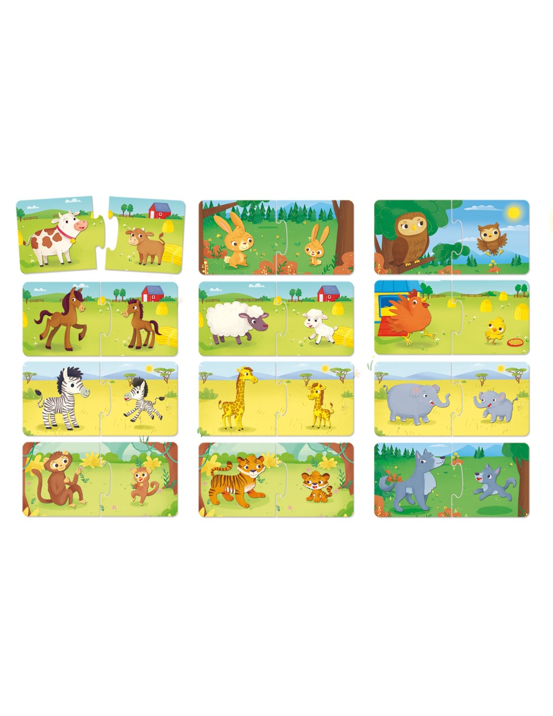 Carotina Baby Logic Mamme e Cuccioli gioco educativo bambini | shopincasa.it