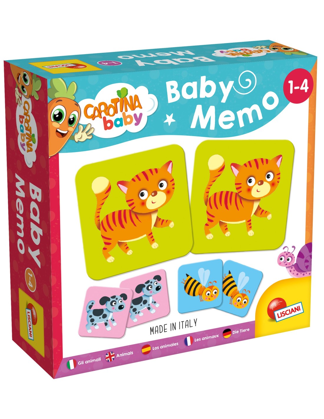 Carotina Baby Memo Animali gioco educativo bambini | shopincasa.it
