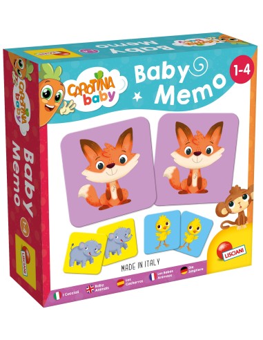 Carotina Baby Memo Cuccioli gioco educativo bambini | shopincasa.it