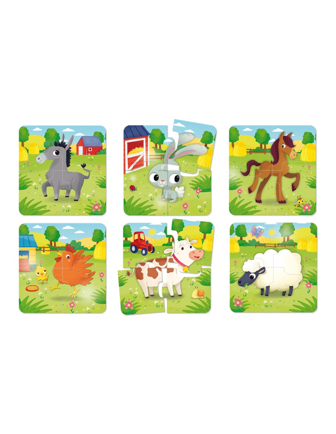 Carotina Baby Puzzle La Fattoria gioco educativo bambini | shopincasa.it