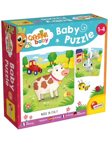 Carotina Baby Puzzle La Fattoria gioco educativo bambini | shopincasa.it