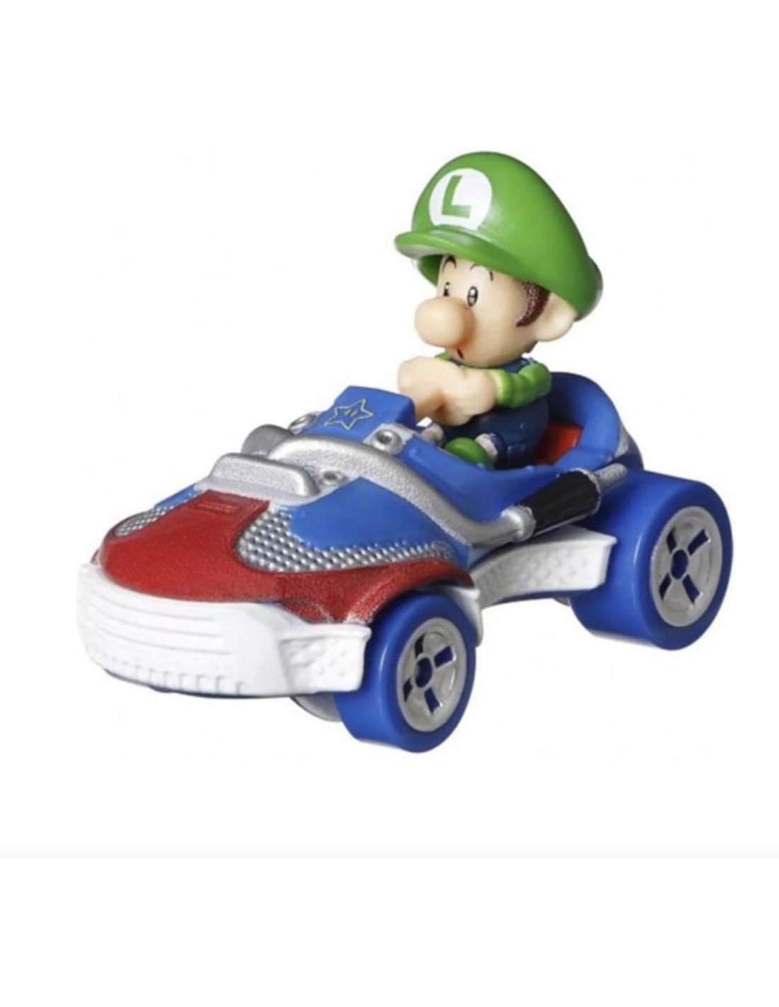 Hot Wheels Modellino Auto Die Cast Mario Kart Baby Luigi Sneeker 1:64 | Shop in Casa