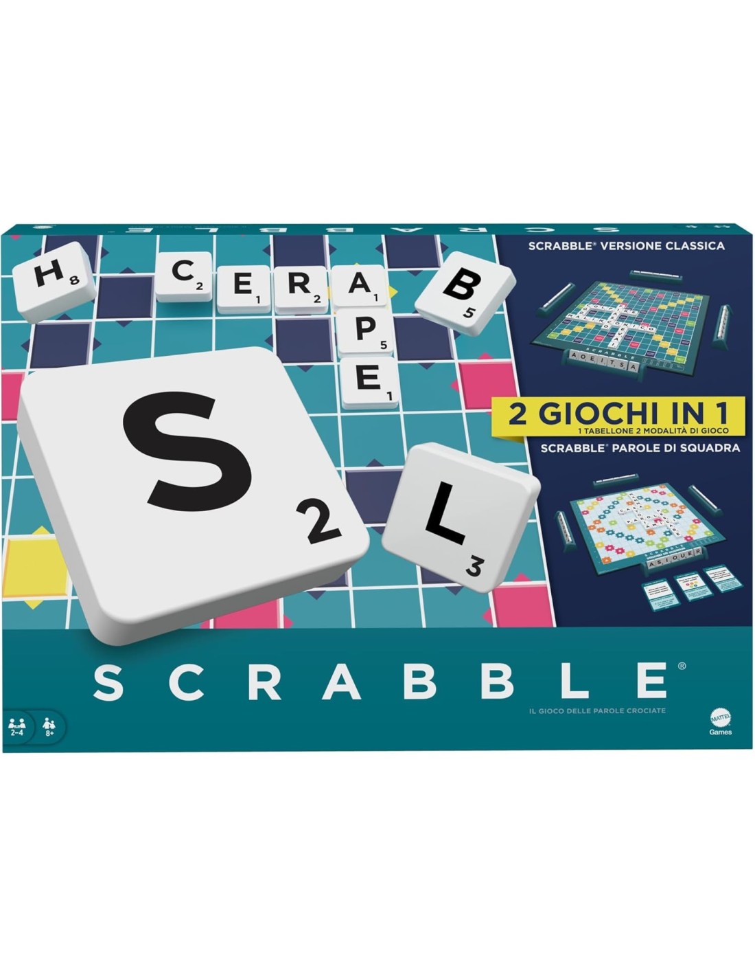 Mattel Games Scrabble Gioco da Tavolo Parole 8+ | Shop in Casa