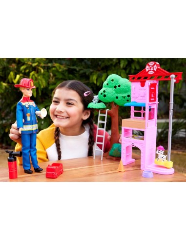 Barbie Carriere Vigilessa del Fuoco Playset 3+ anni | Shop in Casa