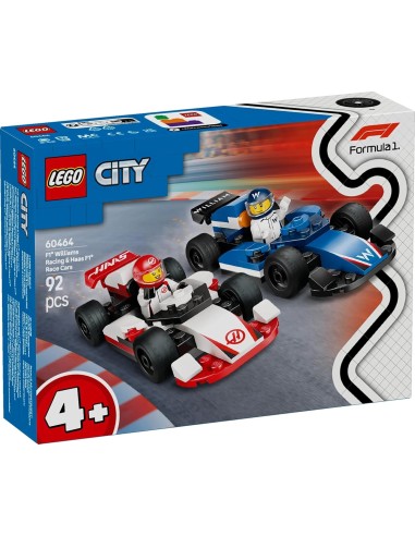 LEGO City Williams Racing e Haas F1 set costruibile auto da corsa | Shop in Casa