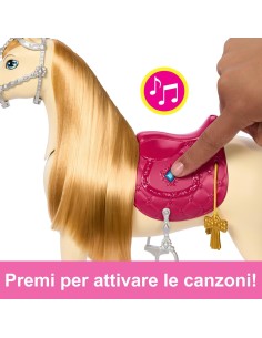 GIOCATTOLO PUBBLICIZZATO: vendita online BARBIE HXJ42 CAVALLO CON ACCESSORI in offerta 2