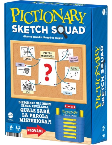 Pictionary Sketch Squad Mattel Games 13+ anni | Shop in Casa