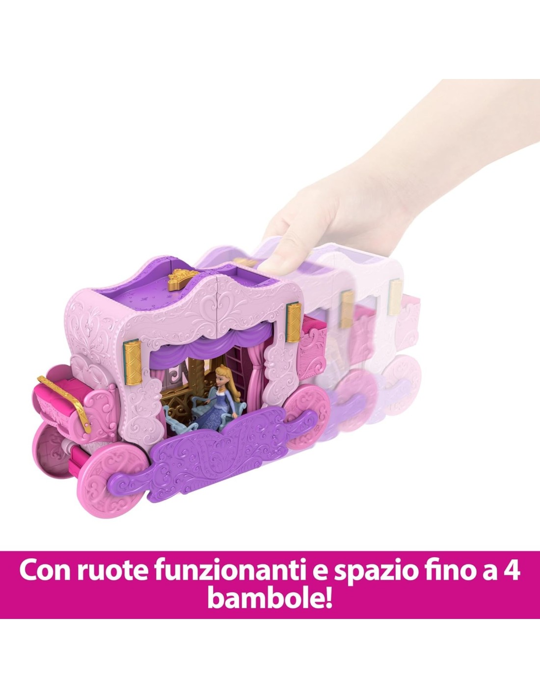 Mattel Disney Princess Castello Carrozza Playset 3+ anni | Shop in Casa