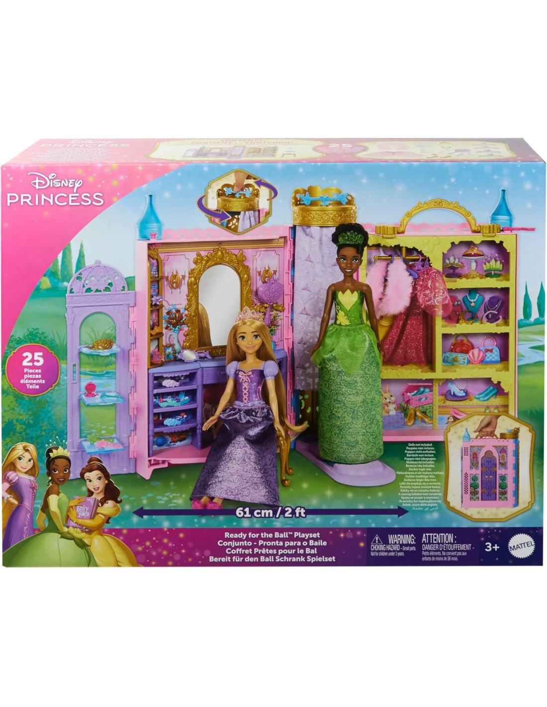 Mattel Disney Princess Guardaroba da Favola Playset 3+ anni | Shop in Casa