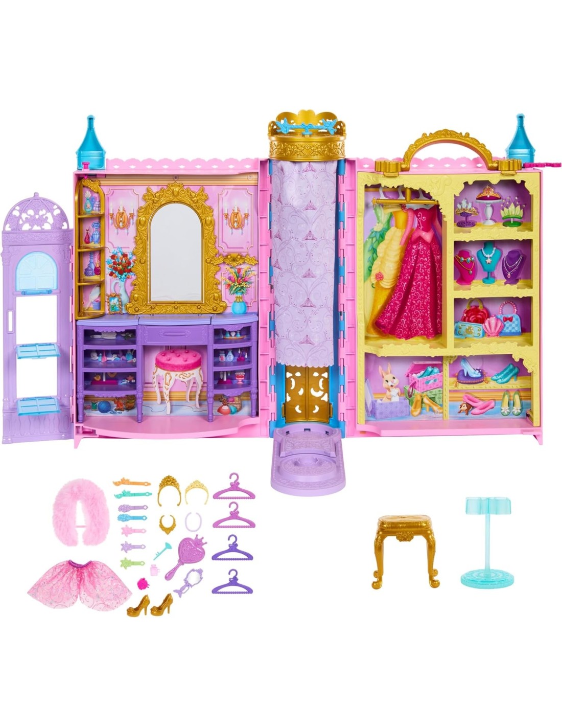 Mattel Disney Princess Guardaroba da Favola Playset 3+ anni | Shop in Casa