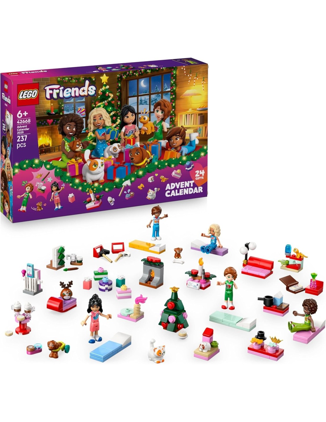LEGO Friends 42668 Calendario dell’Avvento 2025 gioco Natale | Shop in Casa