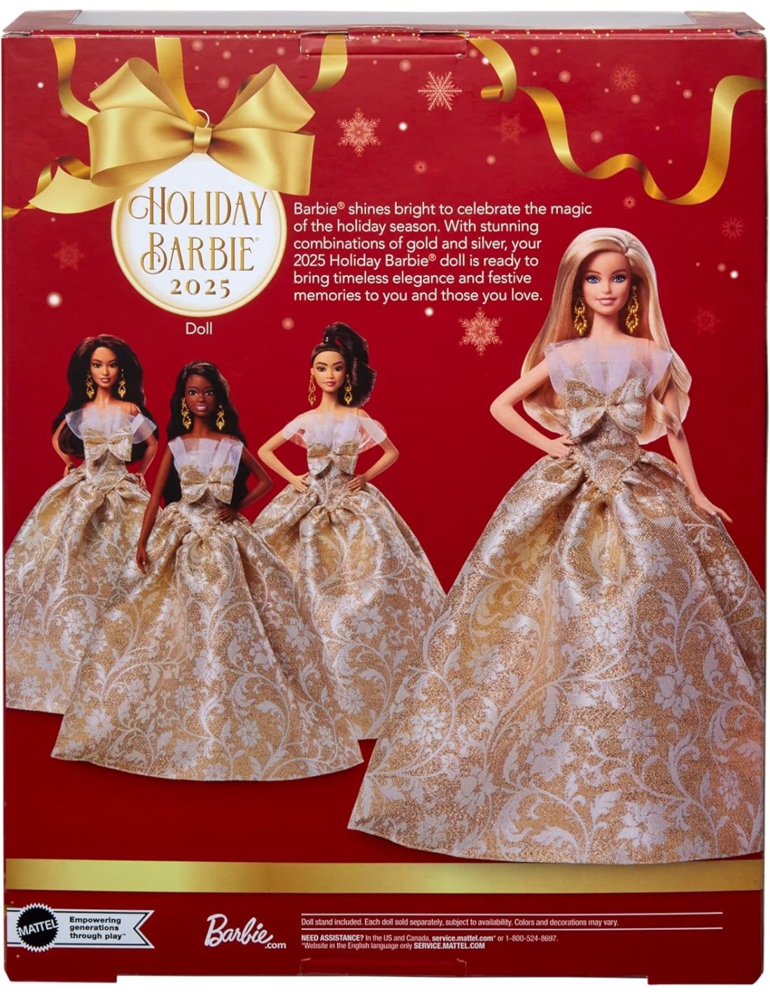 Barbie 2025 Holiday Doll Magia delle Feste | Shop in Casa