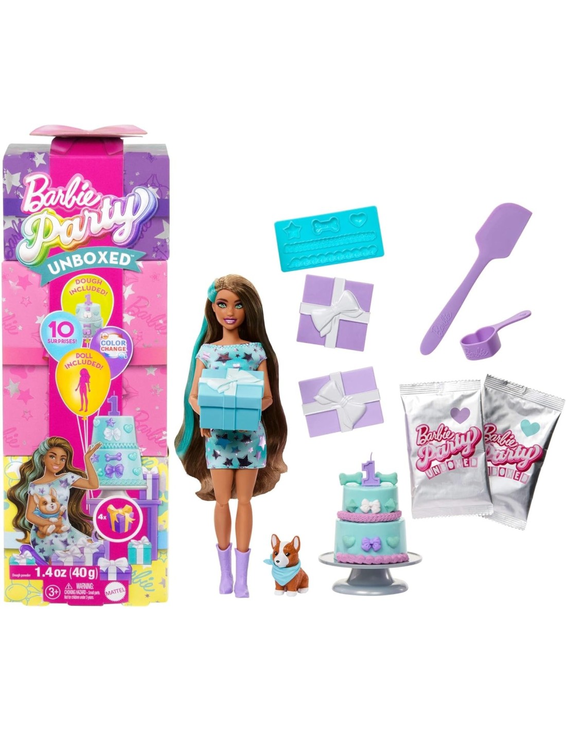 Barbie Party Surprise Party Stars Bambola 3+ anni | Shop in Casa