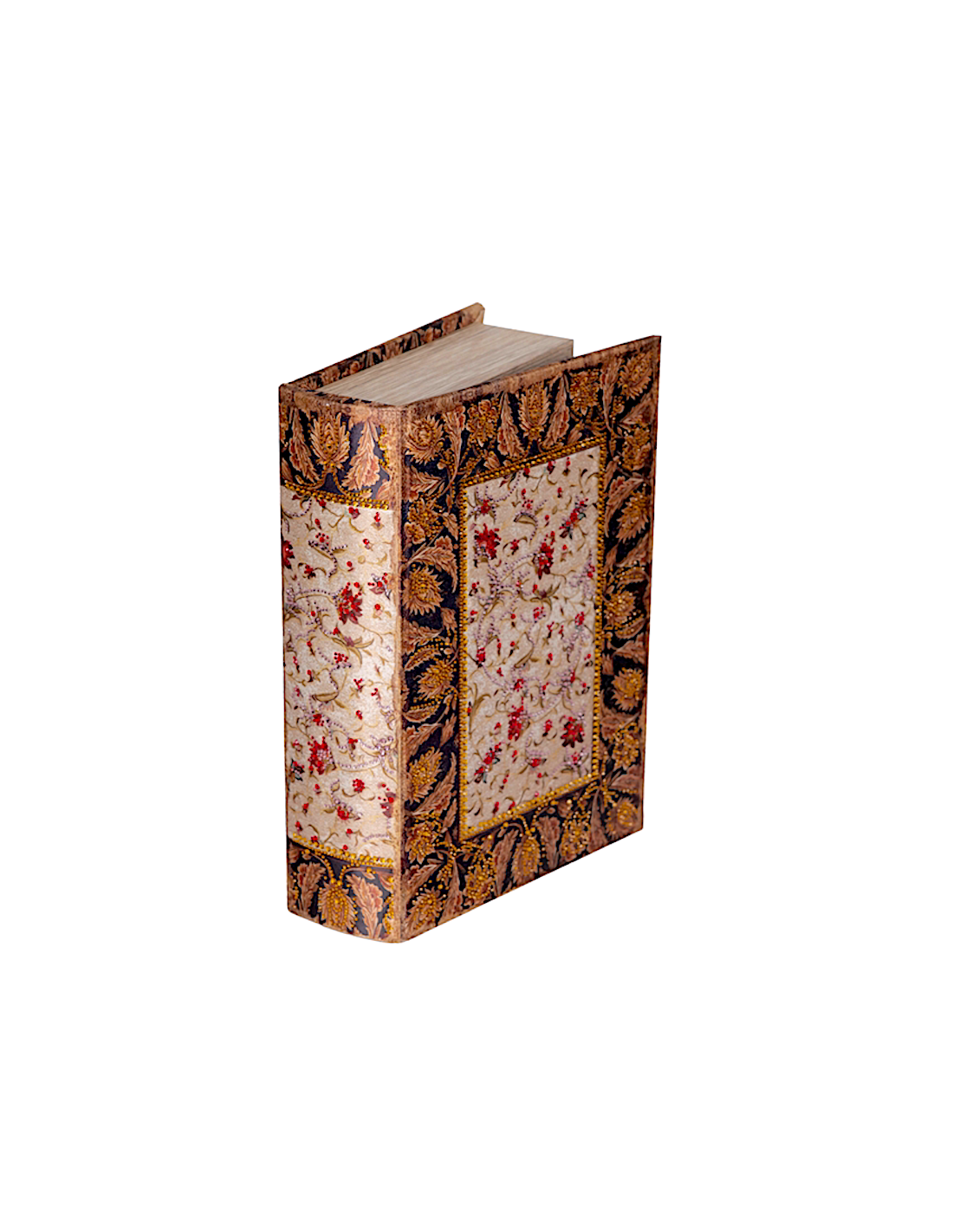 OGGETTISTICA NATALE: vendita online Scatola Libro di Natale Decoro Fiori 27x18x7cm Legno, Decorazioni Natalizie, Accessori, L...