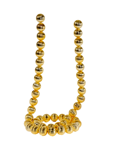 SFERE E PENDAGLI: vendita online Ghirlanda di Natale Sfere Pumpkin Oro 4cm Lunghezza 180cm PVC, Decorazioni Natalizie, Addobb...
