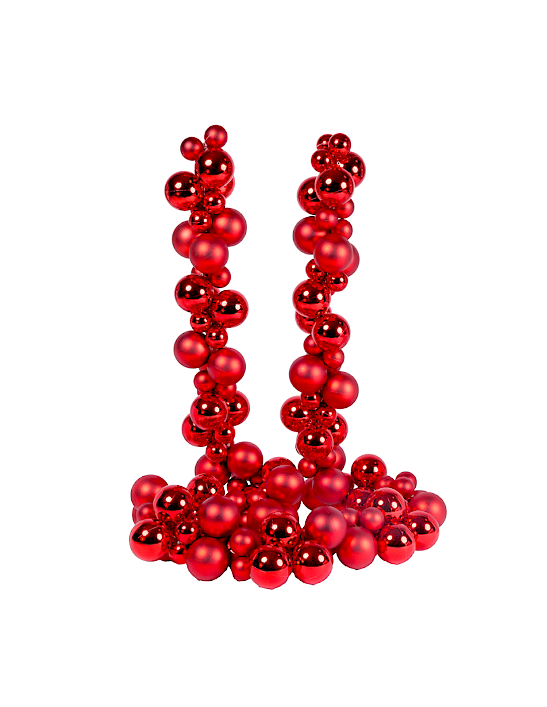 SFERE E PENDAGLI: vendita online Ghirlanda di Natale Sfere Rosse 3/5cm Lunghezza 180cm PVC, Decorazioni Natalizie, Addobbi, L...