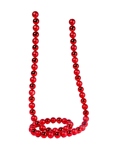 SFERE E PENDAGLI: vendita online Ghirlanda di Natale Sfere Rosse 3cm Lunghezza 180cm PVC, Decorazioni Natalizie, Addobbi, La ...